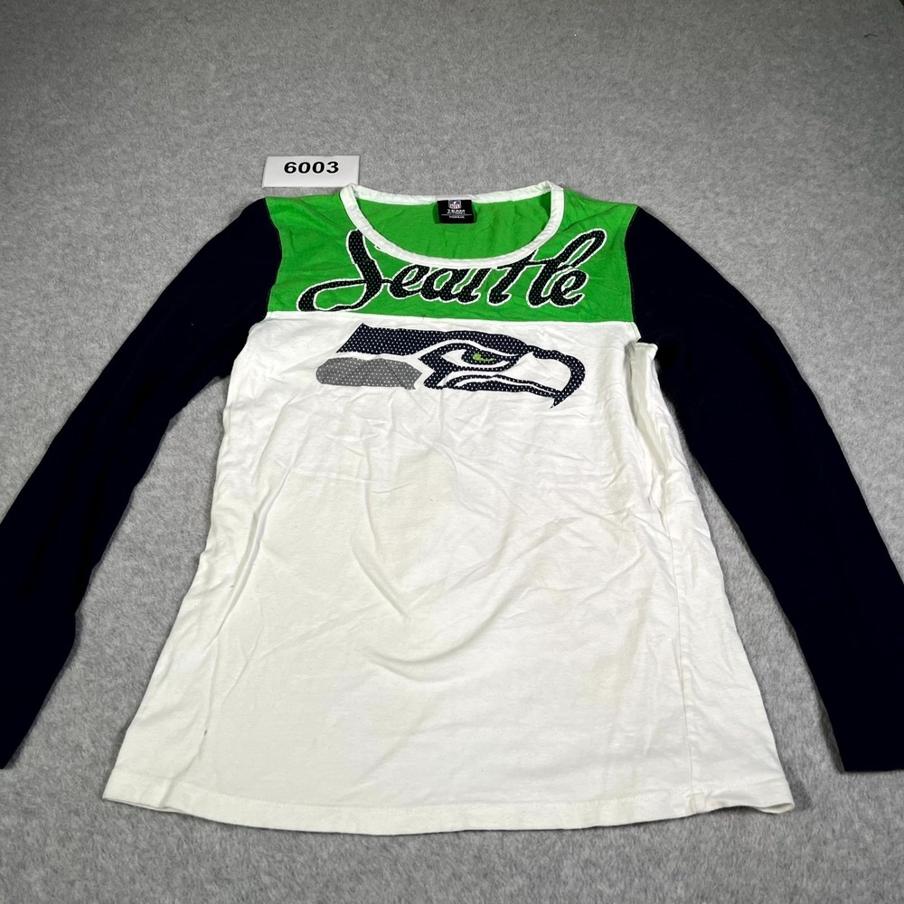 Seattle Seahawks Shirt Womens Medium Multicolor NFL Team Apparel Football Sports